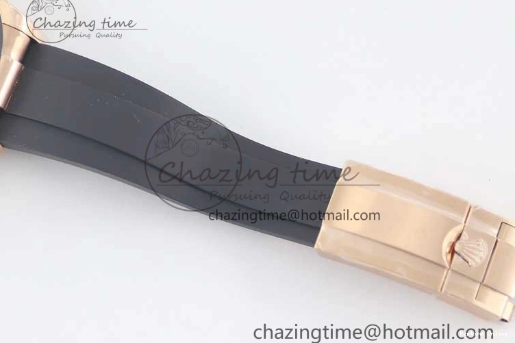 0117 Daytona 116515 RG TWF 1:1 Best Edition 904L Steel Black RG Dial on Oysterflex Strap A Popular 2415